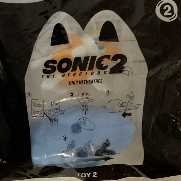 🆕 NIB McDonald Sonic The Hedgehog 2 Happy Meal Toy 2022 #2 Collectible Figurine - Picture 1 of 7